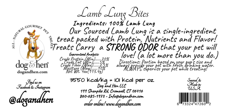 Lamb Lung Bites
